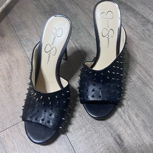 Jessica Simpson studded heels